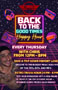 BACK TO THE GOOD TIMES HAPPY HOUR with CHRIS: Thursdays, 12PM to 8PM!