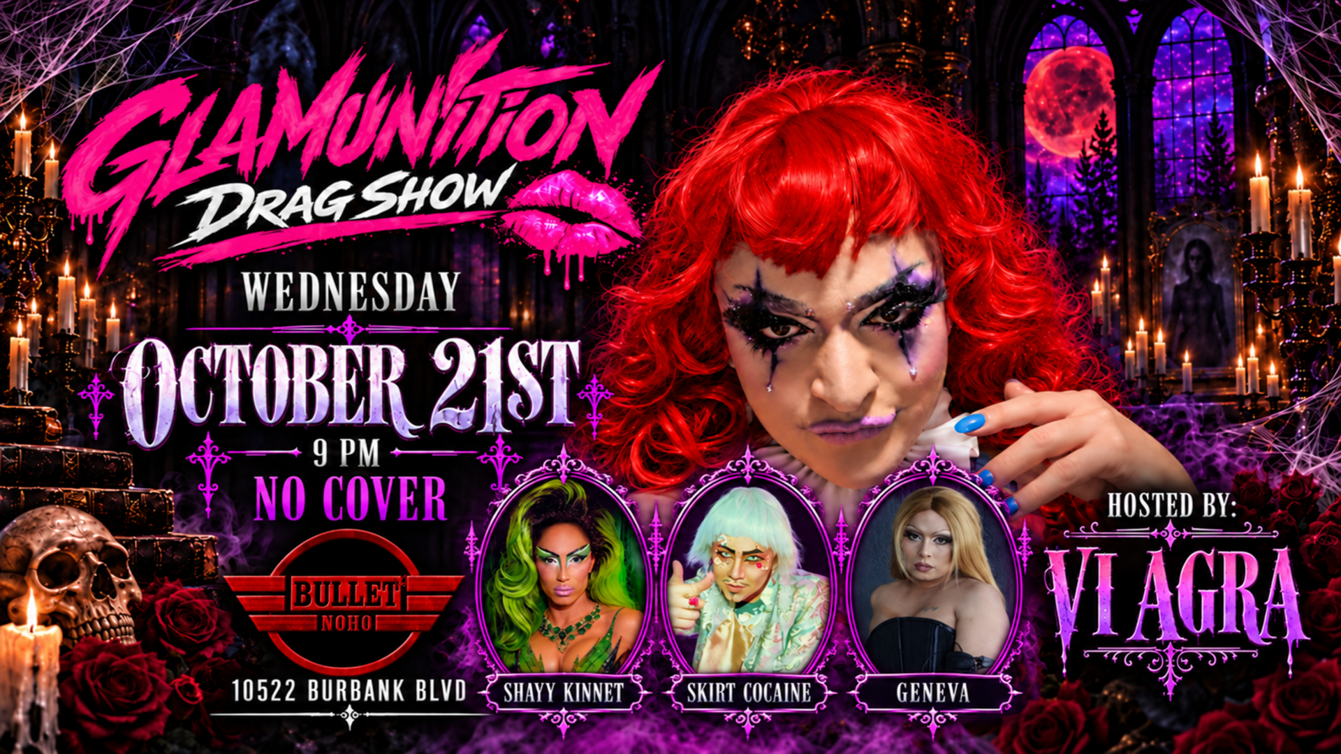Glamunition Drag Show Hosted by: Vi Agra
