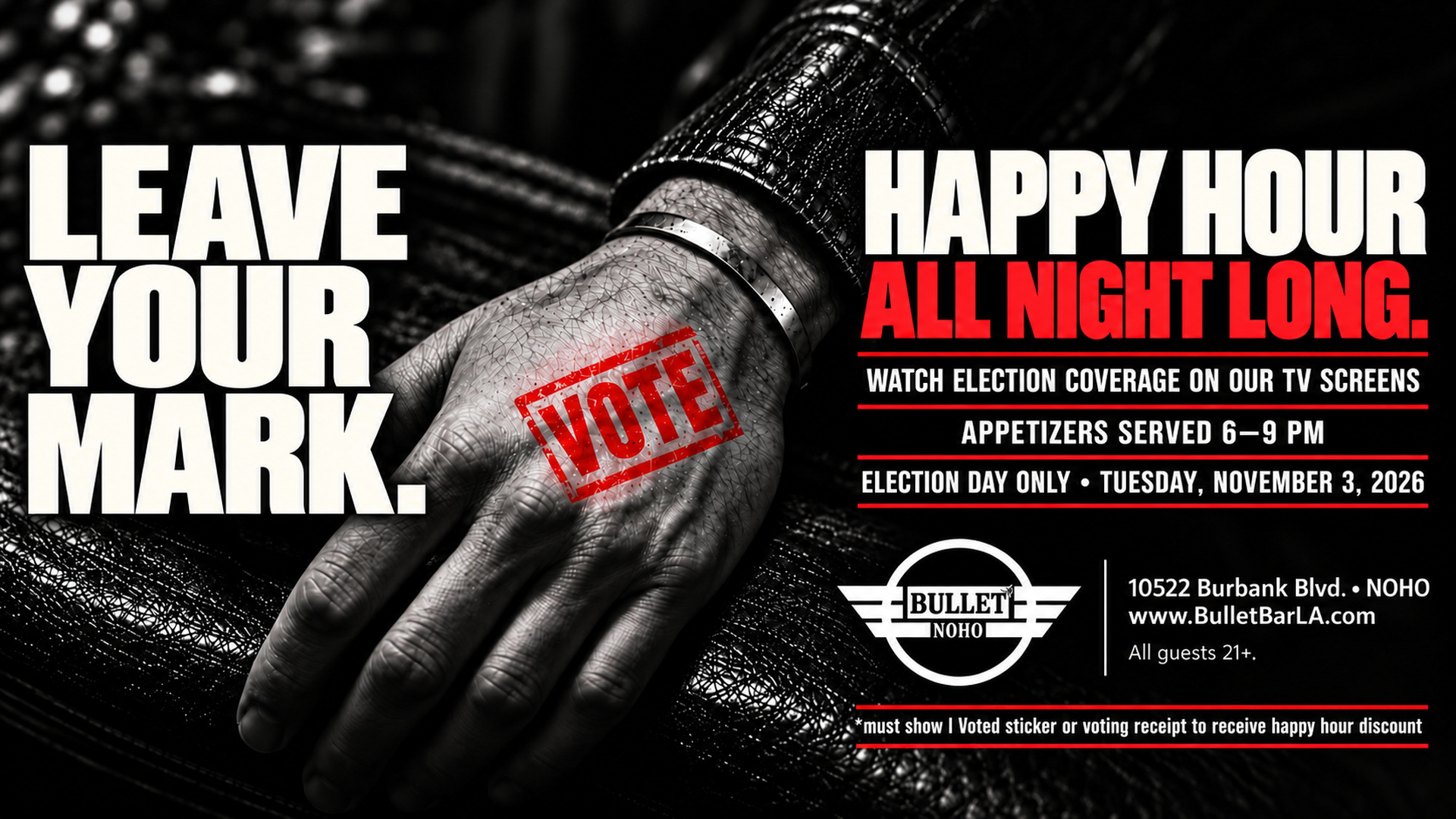 ELECTION NIGHT - WATCH PARTY